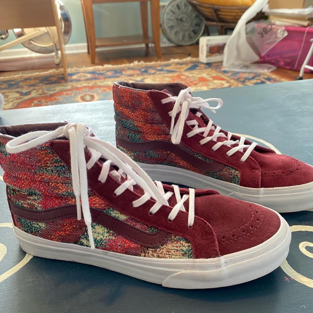 Barely used high top vans